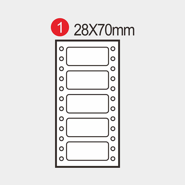 2870 點陣式標籤